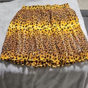 Leopard Print Women's Skirt